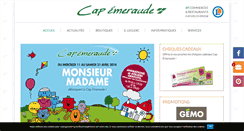 Desktop Screenshot of cap-emeraude.fr
